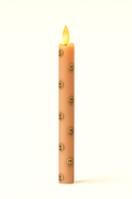 LED Pillar Candle Happy Orange